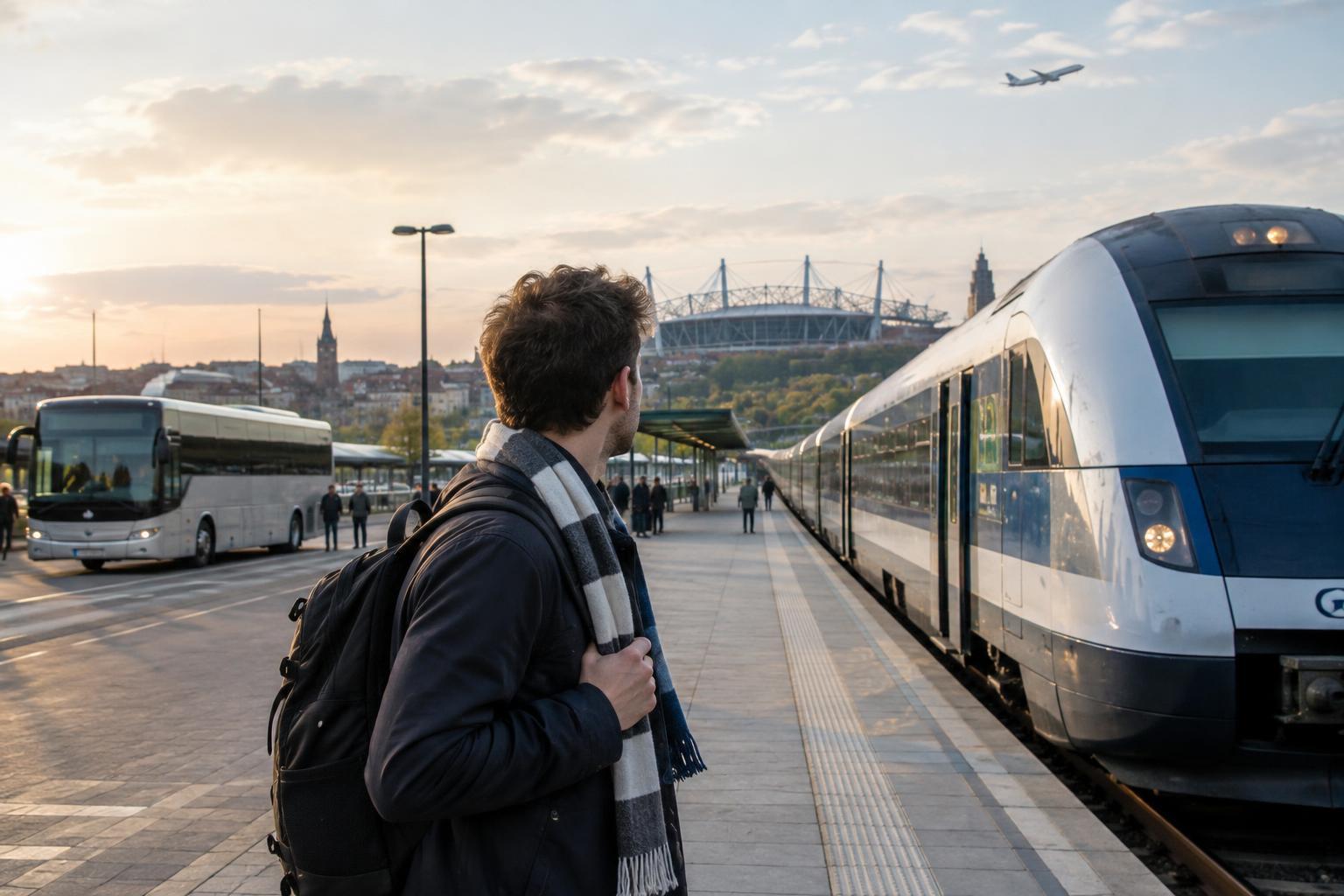 Train, Coach or Flight? Choosing How to Travel Between European Football Cities