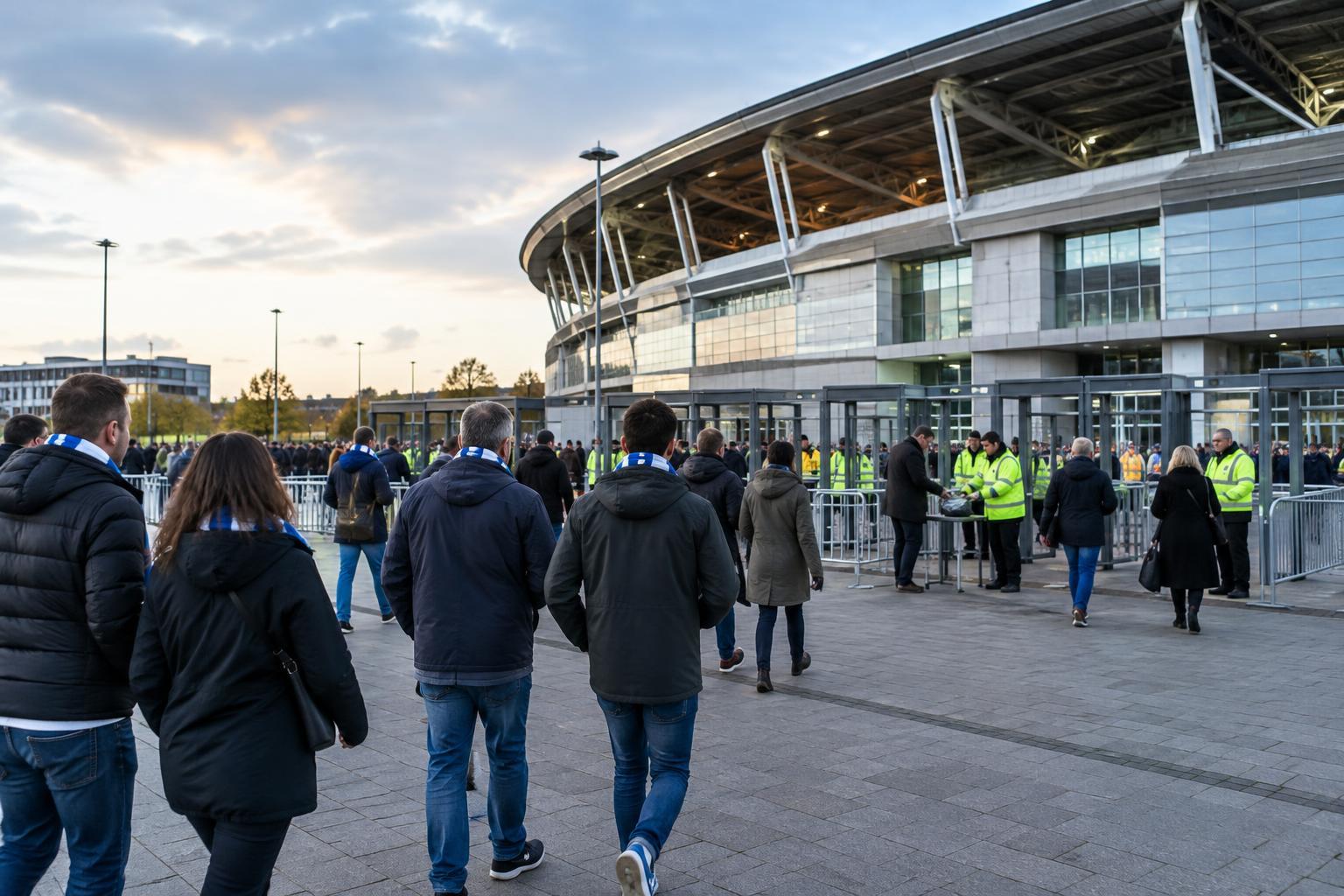 Getting to a European Football Stadium: Plan for Gates, Queues and Security